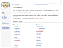 Tablet Screenshot of jurawiki.dk